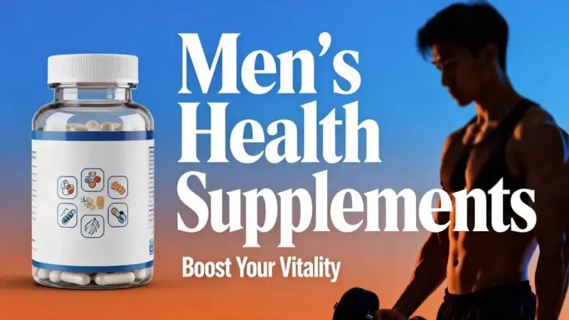 Men's Health Supplements: Formulation Strategies and Market Opportunities for Targeted Wellness