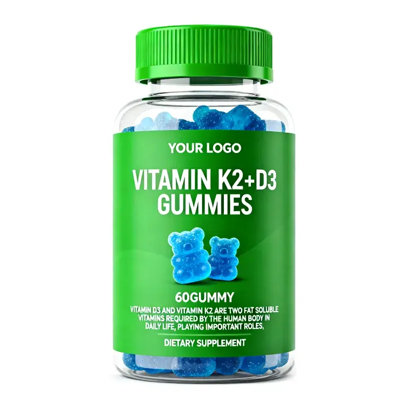 OEM Vitamin K2 + D3 Gummies Custom Private Label | Bone Health & Calcium Absorption