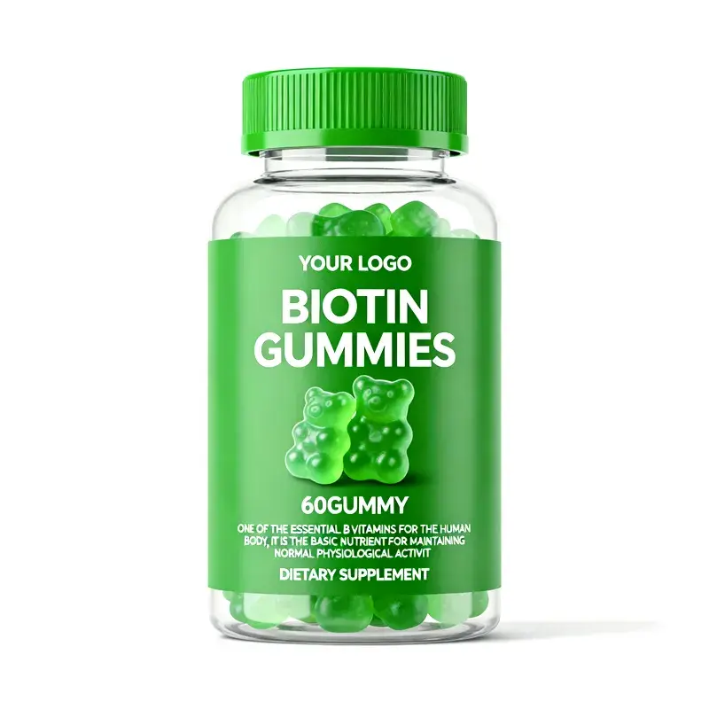 OEM Biotin Gummies Custom Private Label | Hair, Skin & Nail Support