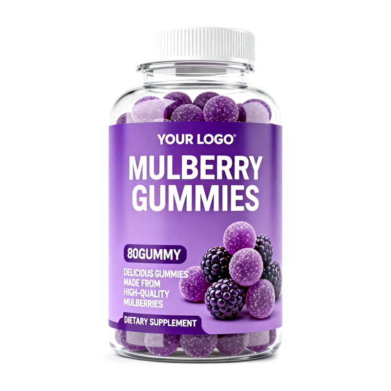 OEM Mulberry Gummies Custom Private Label | Blood Sugar & Antioxidant Support
