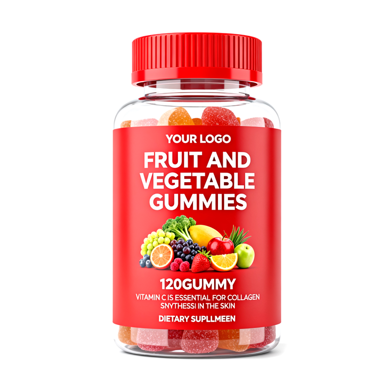 OEM Fruit & Vegetable Gummies Custom Private Label | Daily Nutrition & Immunity Support