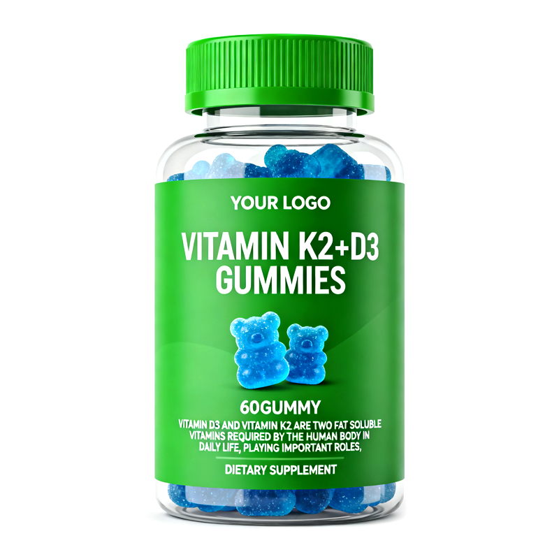 OEM Vitamin K2 + D3 Gummies Custom Private Label | Bone Health & Calcium Absorption