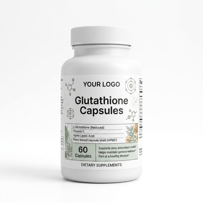 OEM Glutathione Capsules Custom Private Label | Skin Brightening & Antioxidant