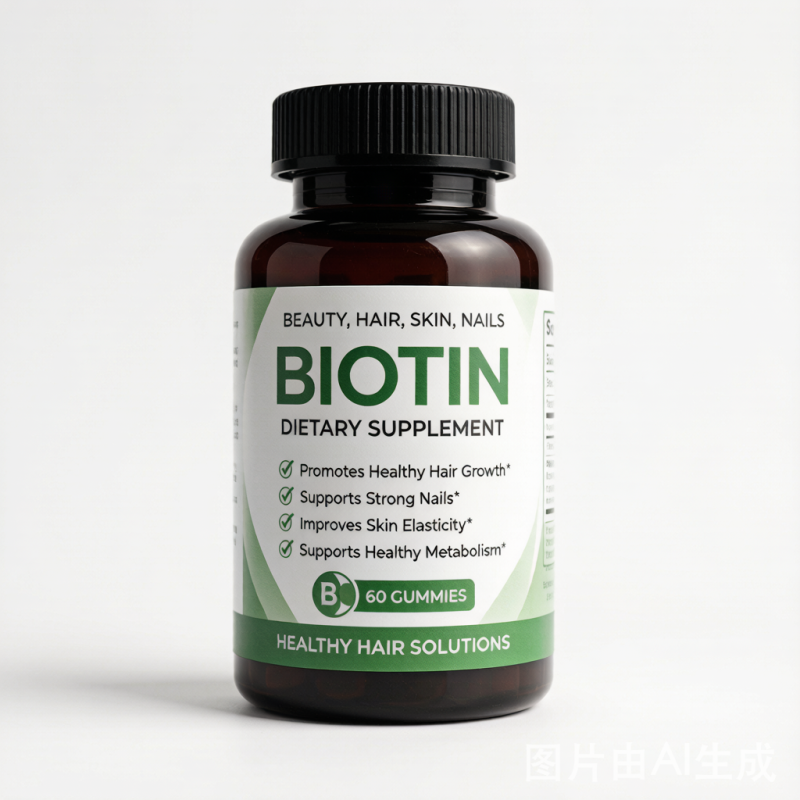 OEM Biotin Gummies Private Label Bulk | Hair Skin & Nails Support